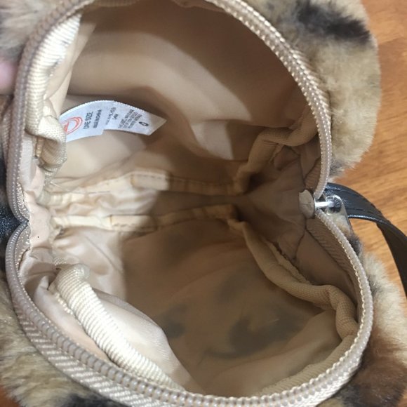 Plush Leopard Cat Purse - Picture 5 of 8
